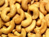 Castanha de caju frita com sal